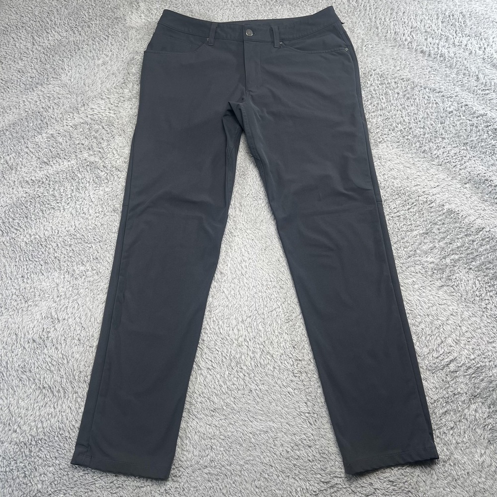Lululemon ABC Pants Mens 32x31 Black Stretch 5 Pocket Performance Travel Casual